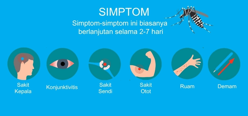 Simptom Zika.