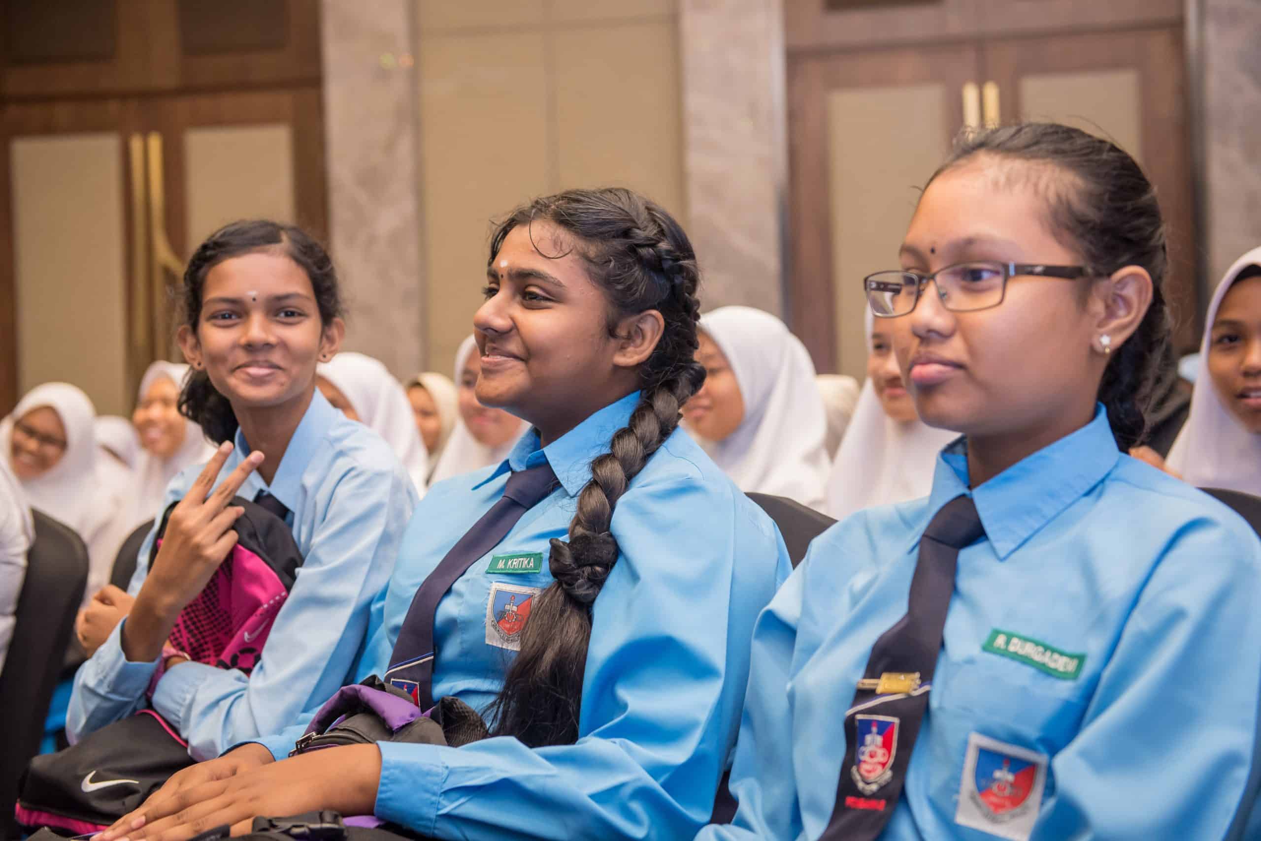 students at the Saya Sayang Saya townhall.