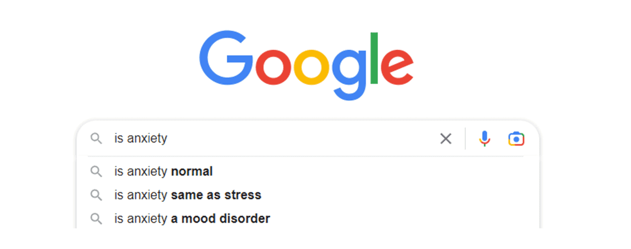 A google search for 'Is Anxiety' ...