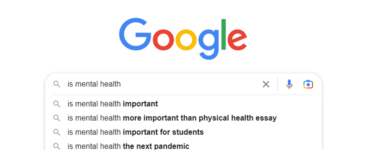 A google search for 'Is Mental Health' ...