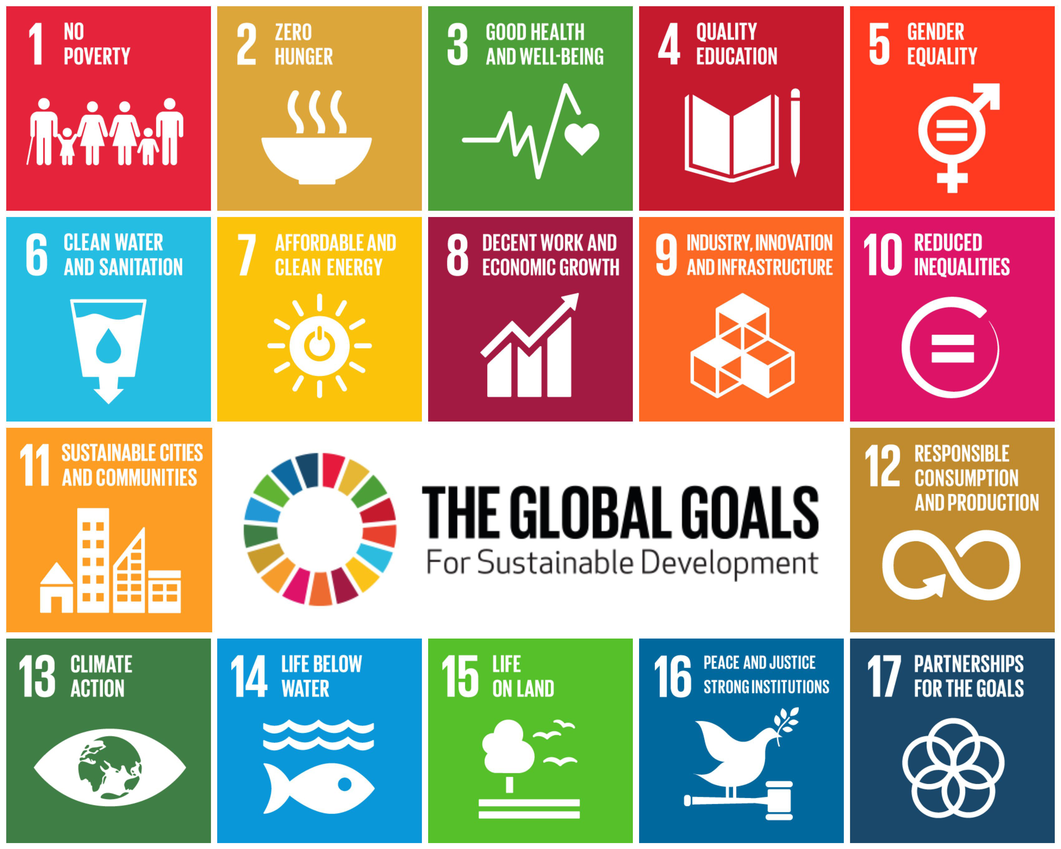 The Global Goals For Sustainable Development AKA The Sustainable Development Goals AKA The SDGs